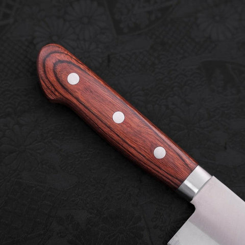 Santoku VG-1 Polished Western Mahogany Handle 170mm (6.7”)-[Musashi]-[Japanese-Kitchen-Knives]