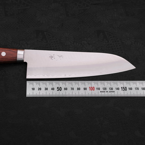 Santoku VG-1 Polished Western Mahogany Handle 170mm (6.7”)-[Musashi]-[Japanese-Kitchen-Knives]