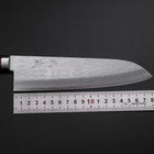 Santoku VG-1 Tsuchime Western Mahogany Handle 180mm (7”)-[Musashi]-[Japanese-Kitchen-Knives]