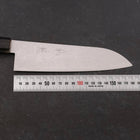 Santoku VG-10 Damascus Double Buffalo Capped Magnolia Handle 180mm (7”)-[Musashi]-[Japanese-Kitchen-Knives]