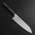 Santoku VG-10 Damascus Gray Birch Handle 180mm (7”)-[Musashi]-[Japanese-Kitchen-Knives]
