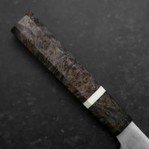 Santoku VG-10 Damascus Maple Handle 180mm (7”)-[Musashi]-[Japanese-Kitchen-Knives]