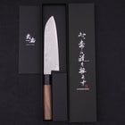 Santoku VG-10 Damascus Walnut Handle 165mm (6.5”)-[Musashi]-[Japanese-Kitchen-Knives]
