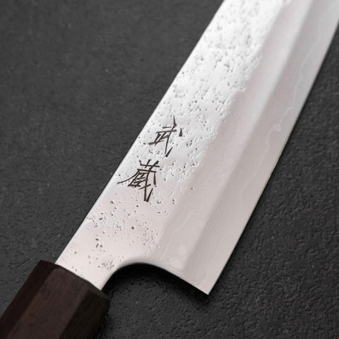 Santoku VG-10 Nashiji Wenge Handle 165mm (6.5”)-[Musashi]-[Japanese-Kitchen-Knives]