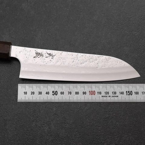Santoku VG-10 Nashiji Wenge Handle 165mm (6.5”)-[Musashi]-[Japanese-Kitchen-Knives]