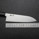 Santoku VG-10 Polished Ebony Handle 170mm (6.7”)-[Musashi]-[Japanese-Kitchen-Knives]