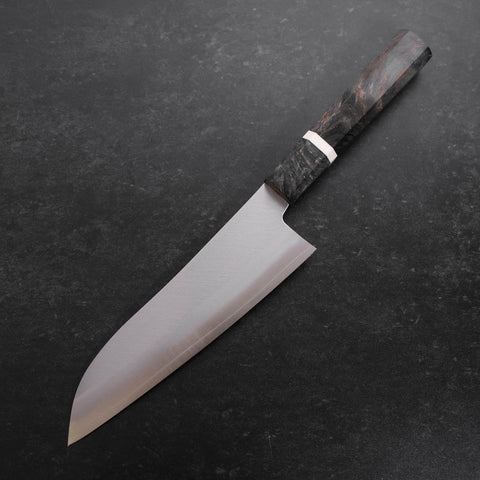 Santoku VG-10 Polished Maple Handle 180mm (7”)-[Musashi]-[Japanese-Kitchen-Knives]