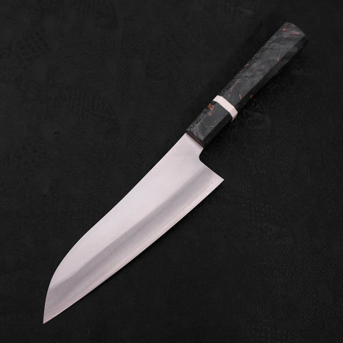Santoku VG-10 Polished Marbled Maple Handle 150mm (5.9”)-[Musashi]-[Japanese-Kitchen-Knives]