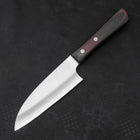 Santoku VG-10 Polished Western Black Red Handle 150mm (5.9”)-[Musashi]-[Japanese-Kitchen-Knives]