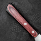 Santoku VG-10 Polished Western Black Red Handle 150mm (5.9”)-[Musashi]-[Japanese-Kitchen-Knives]