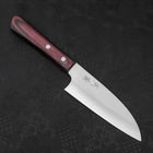 Santoku VG-10 Polished Western Black Red Handle 150mm (5.9”)-[Musashi]-[Japanese-Kitchen-Knives]