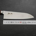Santoku VG-10 Polished Western Mahogany Handle 180mm (7”)-[Musashi]-[Japanese-Kitchen-Knives]