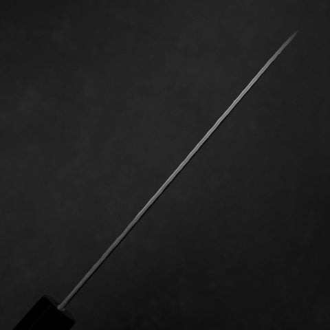 Santoku VG-10 Tsuchime Buffalo Ebony Handle 165mm (6.5”)-[Musashi]-[Japanese-Kitchen-Knives]