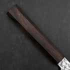 Santoku VG-10 Tsuchime Damascus Ashwood Handle 180mm (7”)-[Musashi]-[Japanese-Kitchen-Knives]