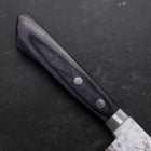 Santoku VG-10 Tsuchime Damascus Western Blue Handle 170mm (6.7”)-[Musashi]-[Japanese-Kitchen-Knives]