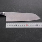 Santoku VG-10 Tsuchime Damascus Western Blue Handle 170mm (6.7”)-[Musashi]-[Japanese-Kitchen-Knives]