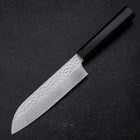 Santoku VG-10 Tsuchime Ebony Handle 165mm (6.5”)-[Musashi]-[Japanese-Kitchen-Knives]