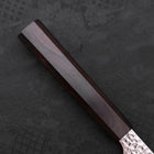 Santoku VG-10 Tsuchime Ebony Wood Handle 170mm (6.7”)-[Musashi]-[Japanese-Kitchen-Knives]