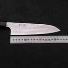 Santoku VG-10 Tsuchime Ebony Wood Handle 170mm (6.7”)-[Musashi]-[Japanese-Kitchen-Knives]