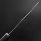 Santoku VG-10 Tsuchime Oval Charcoal Handle 165mm (6.5”)-[Musashi]-[Japanese-Kitchen-Knives]