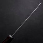 Santoku VG-10 Tsuchime Oval Mahogany Handle 165mm (6.5”)-[Musashi]-[Japanese-Kitchen-Knives]