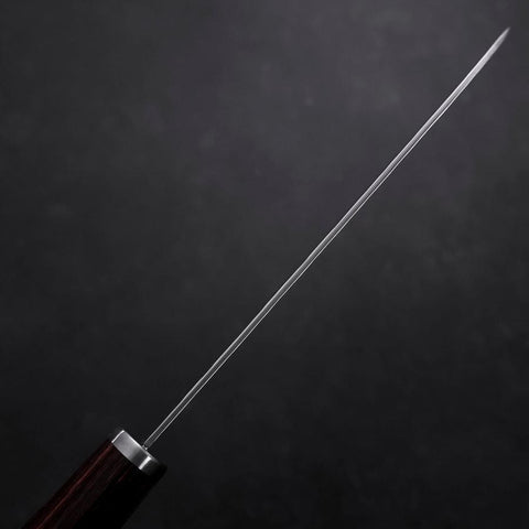 Santoku VG-10 Tsuchime Oval Mahogany Handle 165mm (6.5”)-[Musashi]-[Japanese-Kitchen-Knives]