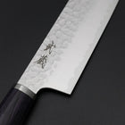 Santoku VG-10 Tsuchime Oval Purple Handle 165mm (6.5”)-[Musashi]-[Japanese-Kitchen-Knives]