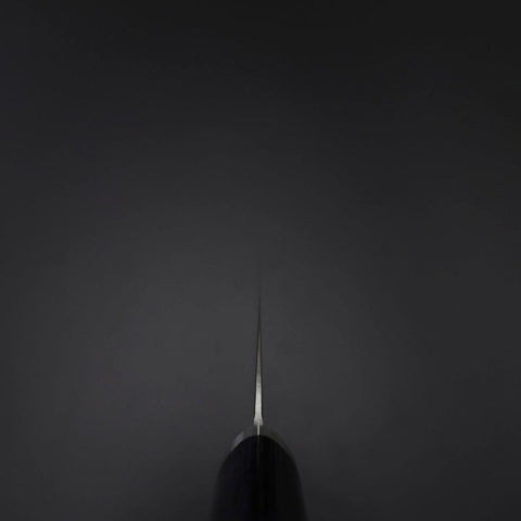Santoku VG-10 Tsuchime Oval Purple Handle 165mm (6.5”)-[Musashi]-[Japanese-Kitchen-Knives]