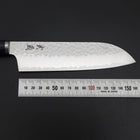 Santoku VG-10 Tsuchime Oval Purple Handle 165mm (6.5”)-[Musashi]-[Japanese-Kitchen-Knives]