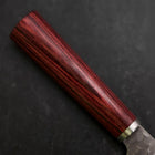 Santoku VG-10 Tsuchime Oval Red Handle 165mm (6.5”)-[Musashi]-[Japanese-Kitchen-Knives]