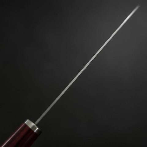 Santoku VG-10 Tsuchime Oval Red Handle 165mm (6.5”)-[Musashi]-[Japanese-Kitchen-Knives]