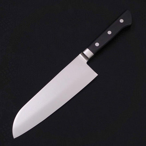 Santoku VG-5 Damascus Western Handle 175mm (6.8”)-[Musashi]-[Japanese-Kitchen-Knives]