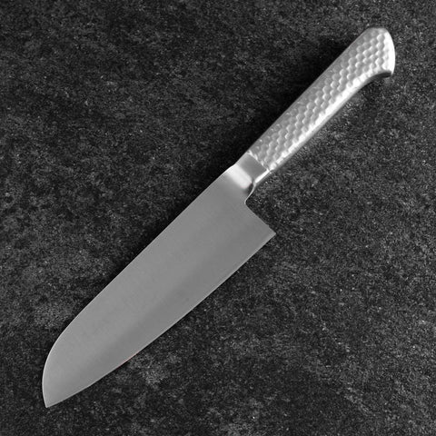 Santoku VG-5 Polished Western Handle 160mm (6.3”)-[Musashi]-[Japanese-Kitchen-Knives]