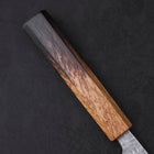 Santoku White Steel #1 Tsuchime Yaki Urushi Handle 165mm (6.5”)-[Musashi]-[Japanese-Kitchen-Knives]