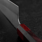 Santoku ZDP-189 Polished Red Shitan Handle 165mm (6.5”)-[Musashi]-[Japanese-Kitchen-Knives]