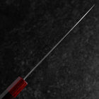 Santoku ZDP-189 Polished Red Shitan Handle 165mm (6.5”)-[Musashi]-[Japanese-Kitchen-Knives]