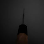 Steak knife AUS-8 Kurouchi Walnut Handle 115mm (4.5”)-[Musashi]-[Japanese-Kitchen-Knives]