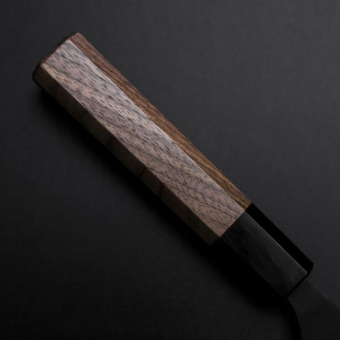 Steak knife AUS-8 Kurouchi Walnut Handle 115mm (4.5”)-[Musashi]-[Japanese-Kitchen-Knives]