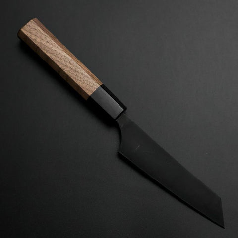 Steak knife AUS-8 Kurouchi Walnut Handle 115mm (4.5”)-[Musashi]-[Japanese-Kitchen-Knives]
