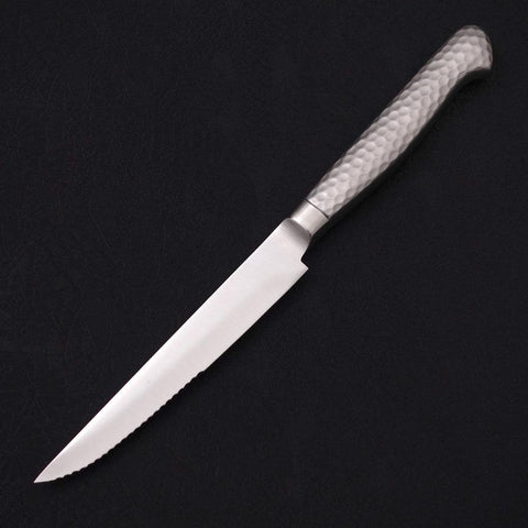 Steak knife All-Stainless Pure-Molybdenum 130mm (5.1”)-[Musashi]-[Japanese-Kitchen-Knives]