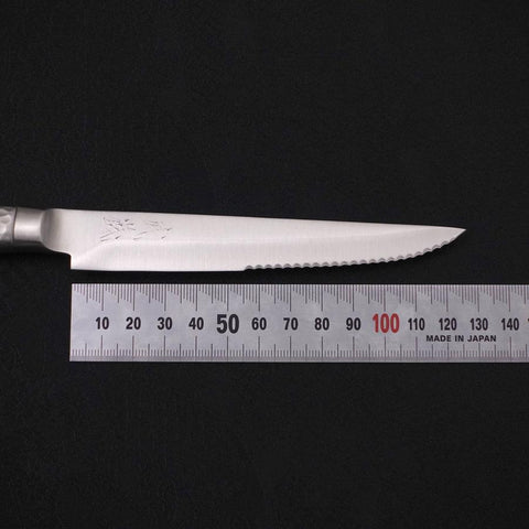 Steak knife All-Stainless Pure-Molybdenum 130mm (5.1”)-[Musashi]-[Japanese-Kitchen-Knives]