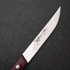 Steak knife VG-10 Tsuchime Mahogany Handle 110mm (4.3”)-[Musashi]-[Japanese-Kitchen-Knives]