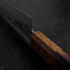 Sujihiki AUS-10 Nawame Damascus Yaki Urushi Handle 240mm (9.4”)-[Musashi]-[Japanese-Kitchen-Knives]