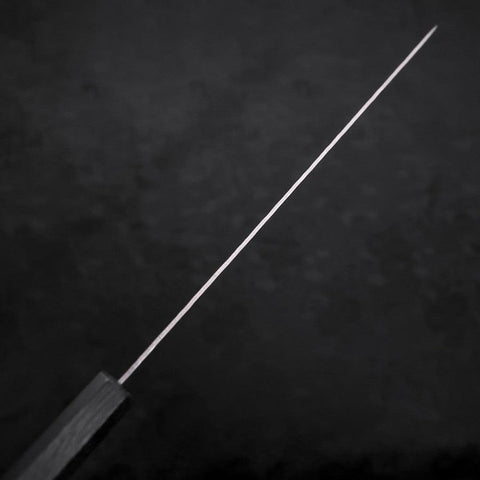 Sujihiki AUS-10 Tsuchime Damascus Dark Blue Urushi Handle 240mm (9.4”)-[Musashi]-[Japanese-Kitchen-Knives]