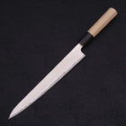 Sujihiki AUS-10 Wave Damascus Buffalo Magnolia Handle 240mm (9.4”)-[Musashi]-[Japanese-Kitchen-Knives]