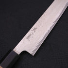 Sujihiki AUS-10 Wave Damascus Buffalo Magnolia Handle 240mm (9.4”)-[Musashi]-[Japanese-Kitchen-Knives]