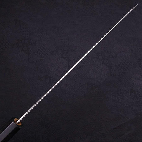 Sujihiki AUS-10 Wave Damascus Buffalo Magnolia Handle 240mm (9.4”)-[Musashi]-[Japanese-Kitchen-Knives]