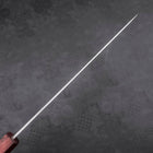 Sujihiki AUS-10 Wave Damascus Purple Urushi Handle 240mm (9.4”)-[Musashi]-[Japanese-Kitchen-Knives]