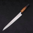 Sujihiki AUS-10 Wave Damascus Yaki Urushi Handle 240mm (9.4”)-[Musashi]-[Japanese-Kitchen-Knives]