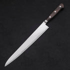 Sujihiki AUS-10 Wave Nickel Damascus Western Handle 240mm (9.4”)-[Musashi]-[Japanese-Kitchen-Knives]